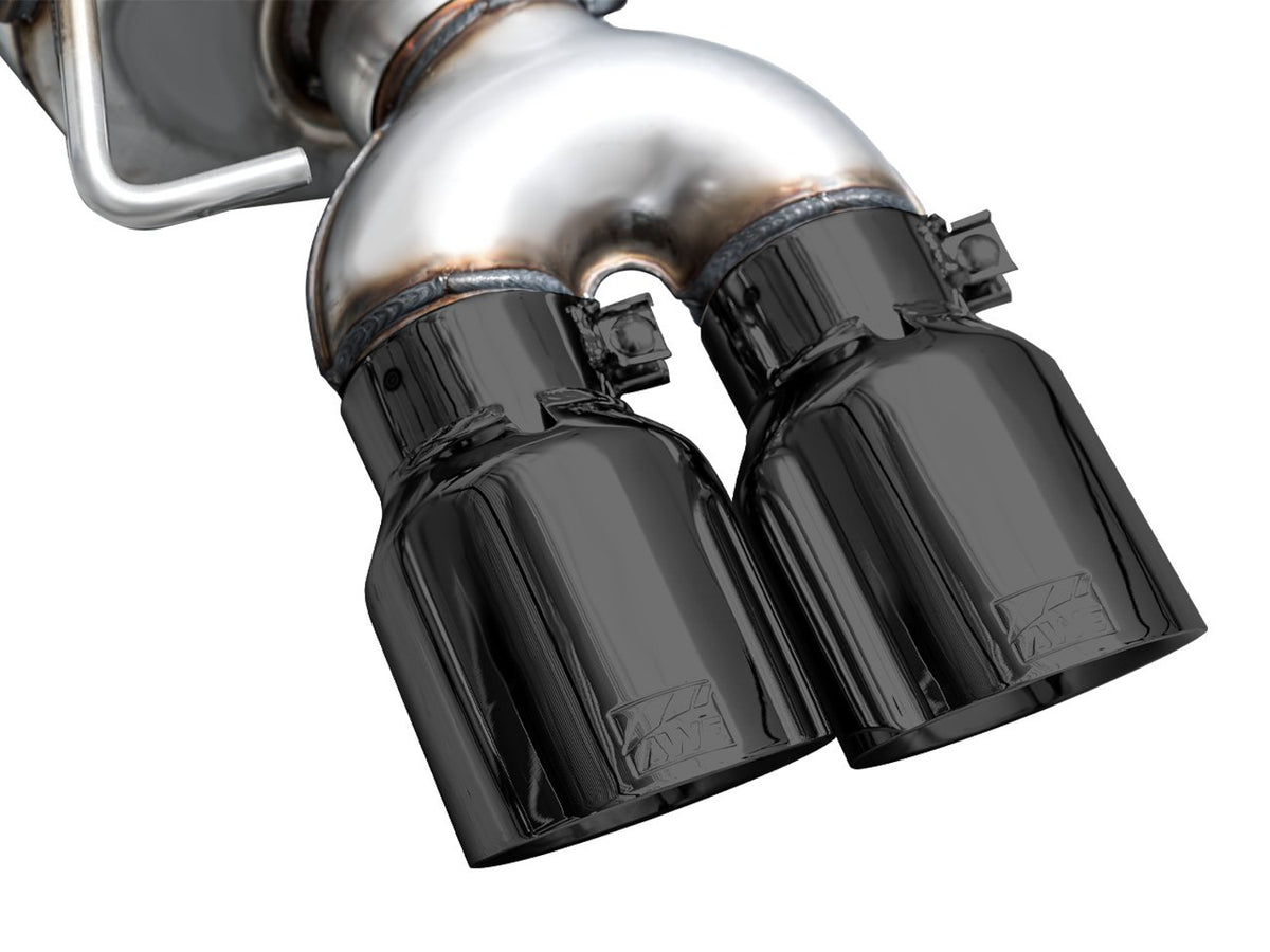 AWE Touring Edition Exhaust for Audi C8 S6/S7 - 4.5" Diamond Black Tips