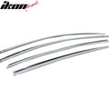 2011-2015 Kia Optima Window Visor ABS Chrome Sun Rain Side Guard 4PC