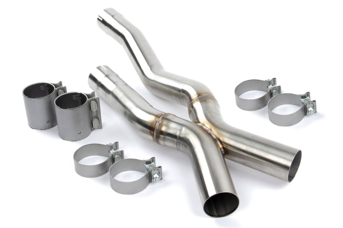Closed Intake / Black Exhaust / X-Pipe / Springs + Bumpstops / ZF8 Pedal Pads
