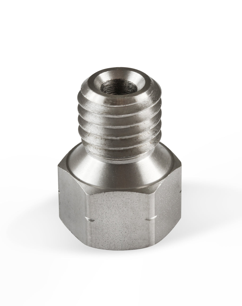 Fits GM LT Gen-V engines (2014 & up), M12 x 1.75 w/ Tapered Seat to 1/8" NPT Female Port - Stainless Steel