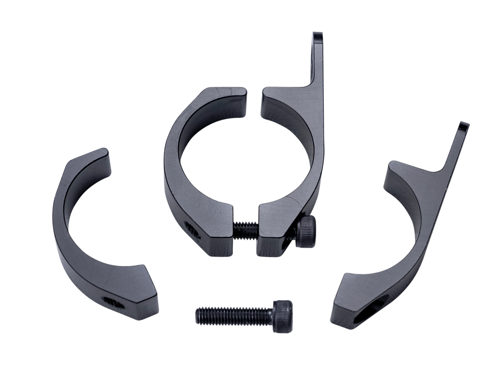 Upper Control Arms Headlight Leveling Sensor Bracket, 1 1/4" tubular bracket with height adjustments, specifically designed for ReadyLIFT's UCA and the F-150 Headlight Sensor, and replaces Adel Clamps