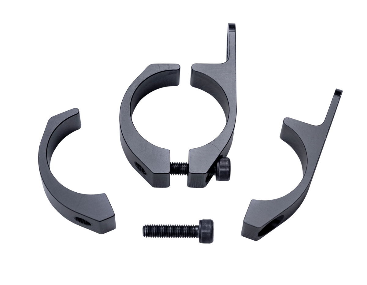 Upper Control Arms Headlight Leveling Sensor Bracket, 1 1/4" tubular bracket with height adjustments, specifically designed for ReadyLIFT's UCA and the F-150 Headlight Sensor, and replaces Adel Clamps