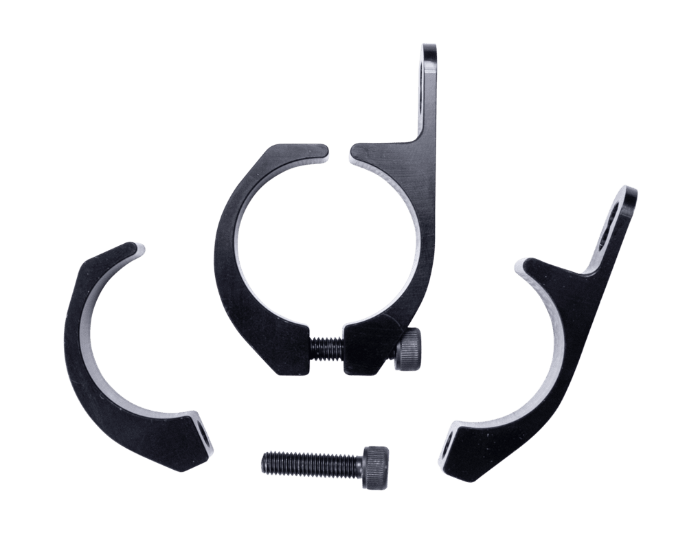 Upper Control Arms Headlight Leveling Sensor Bracket, 1 1/4" tubular bracket with height adjustments, specifically designed for ReadyLIFT's UCA and the F-150 Headlight Sensor, and replaces Adel Clamps