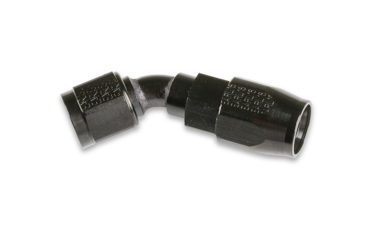 Earls 45 Degree Swivel-Seal® Hose End AN -10 - Black