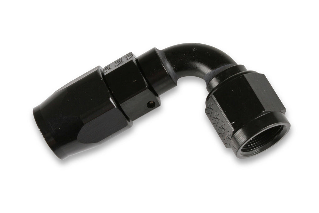Earls 90 Degree Swivel-Seal® Hose End AN -6 - Black