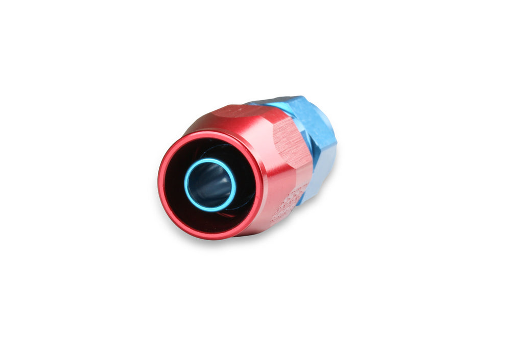 Earls Straight Swivel-Seal® Hose End AN -6 - Red/Blue
