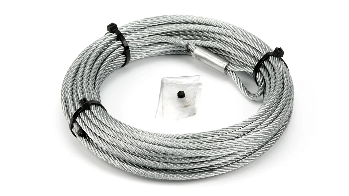 Replacement Steel Winch Rope - 55 ft x 7/32 in