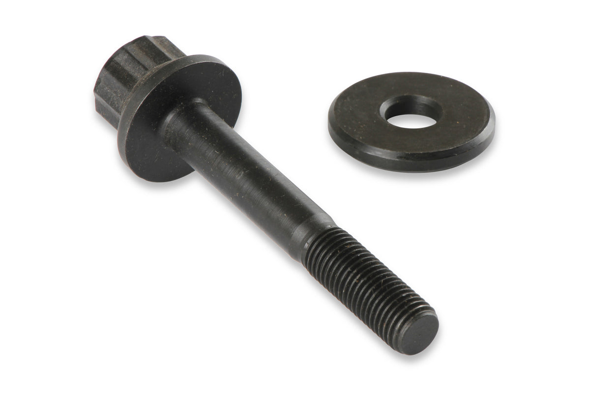 Harmonic Balancer Bolt w/ Thick Washer, GM LS1/LS6 4.8L-7.0L, 12-Point , 27mm Wrenching, 180,000 PSI, M16 x 2.0 x 4.330" Under Head Length.  Fits all versions of the GM LS engine - except the LS7/LS9/LSA.