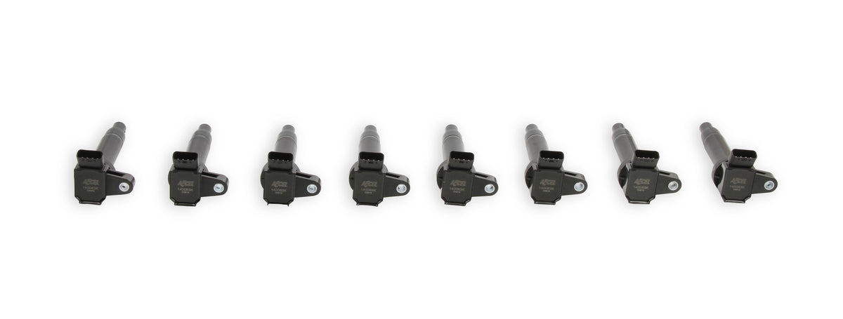 Ignition Coils - 1998-2010 Toyota, 4.7L/Lexus 4.3L, V8 Engines, 8-Pack, Black - Fits 1998-2010 Toyota,Lexus 4.3L/4.7L, V8 Engines, 8-Pack, Black