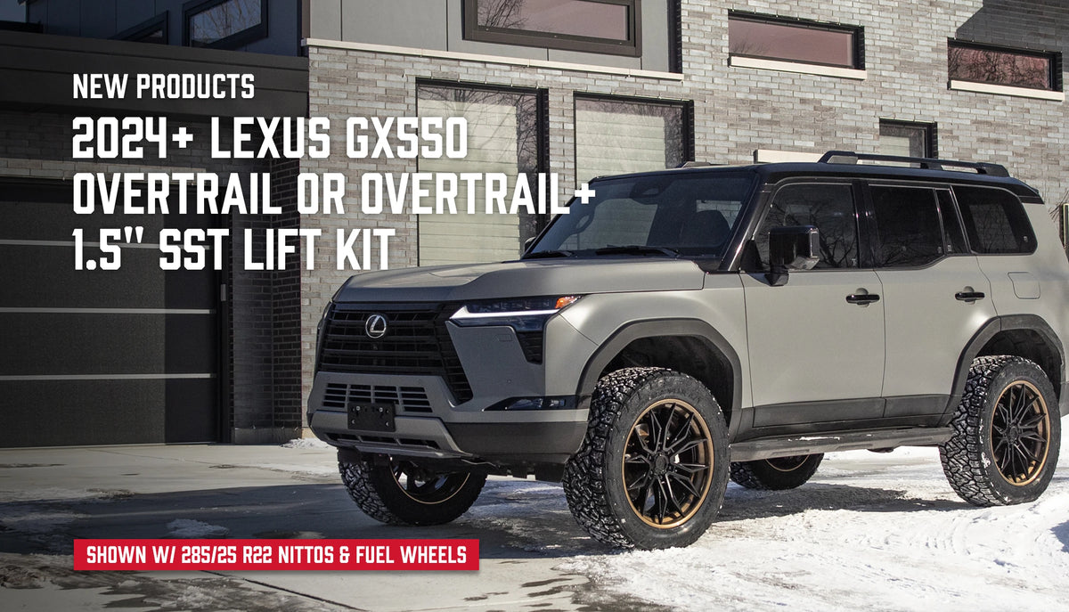 69-55150 – 1.5” SST Lift Kit – 2024-2026 Lexus GX550 Overtrail & Overtrail+