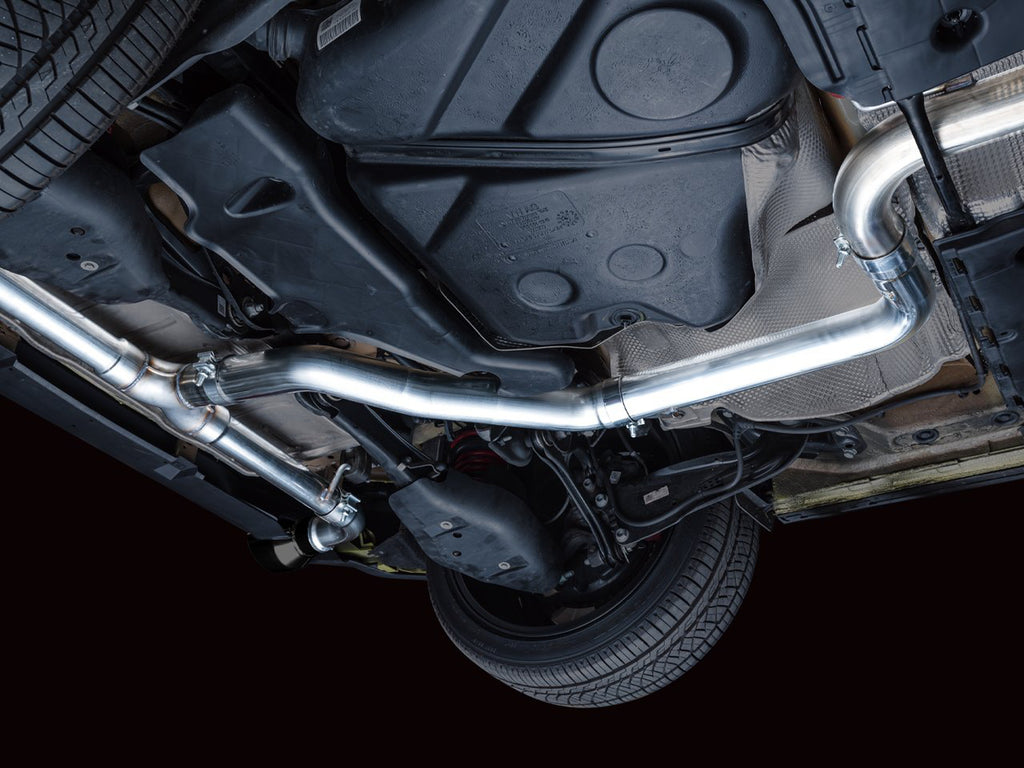 AWE Track Edition Exhaust for VW MK8 GTI - Diamond Black Tips