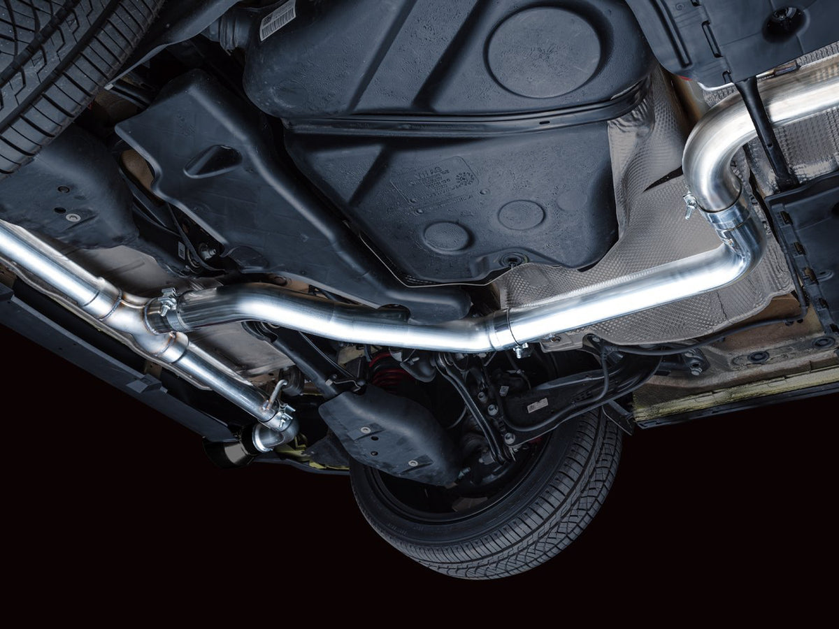 AWE Track Edition Exhaust for VW MK8 GTI - Diamond Black Tips