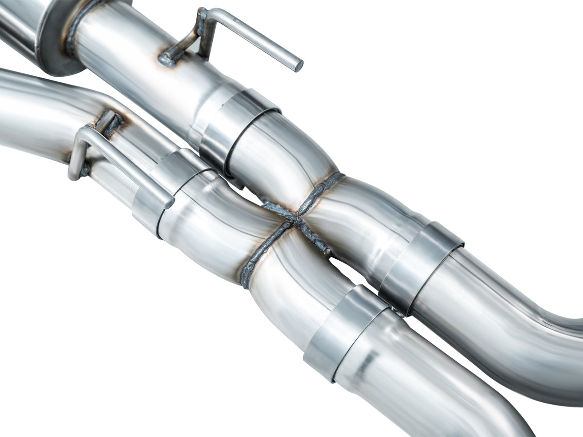 AWE Touring Edition Exhaust for Ford Explorer ST - Diamond Black Tips
