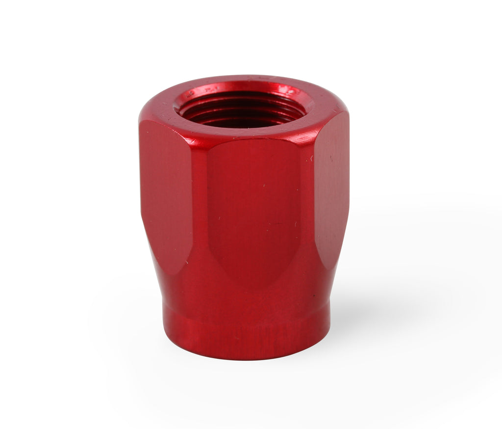 Earls Straight Auto-Fit Hose End AN -4 - Red/Blue