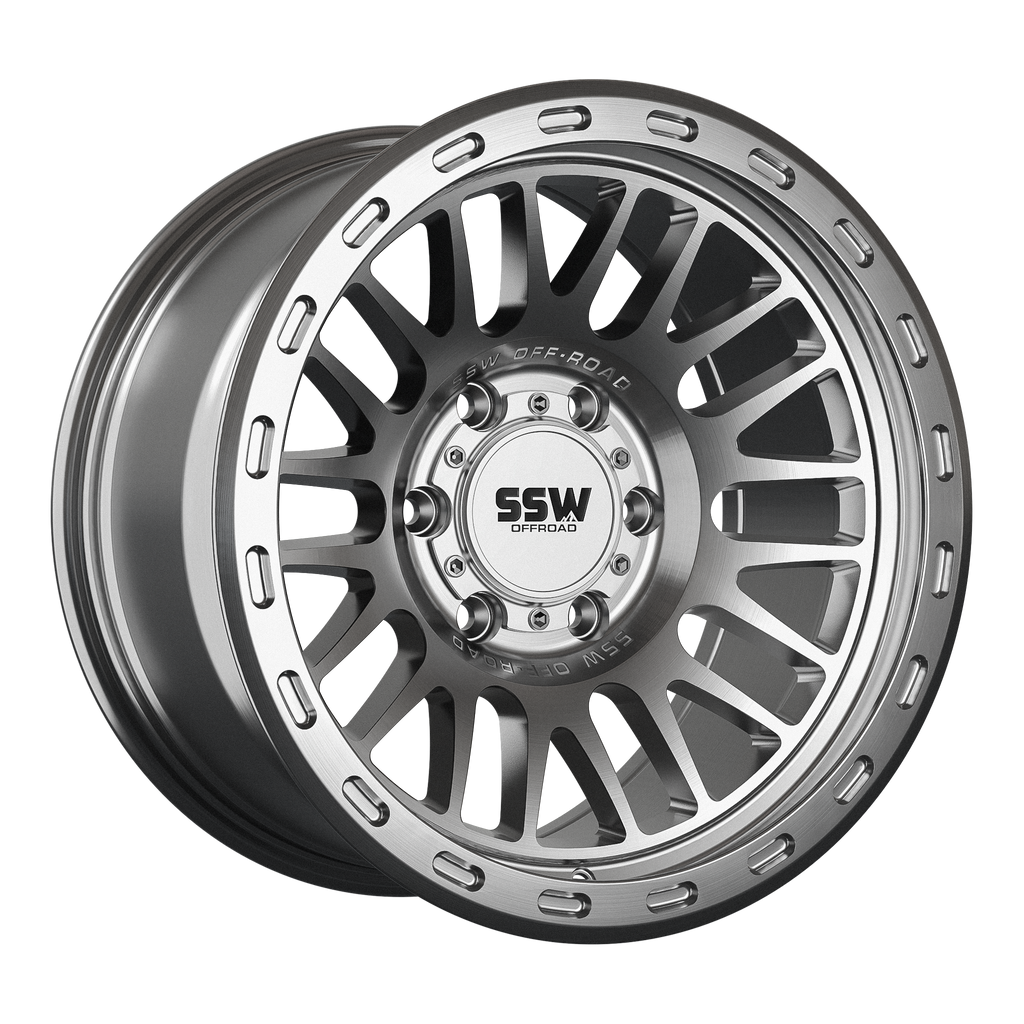 Griffon / Machined Silver / 17x9.0 -25