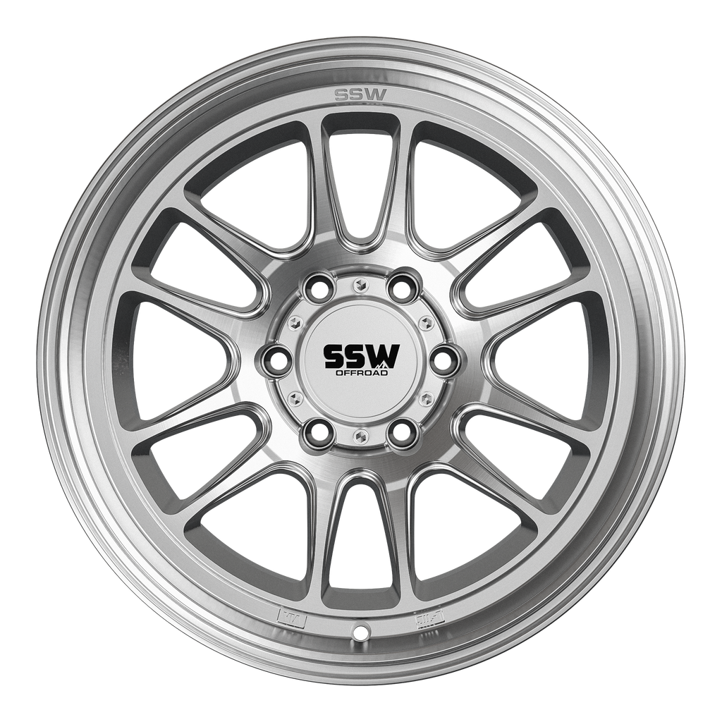 Raptor / Machined Silver / 17X9.0 -12