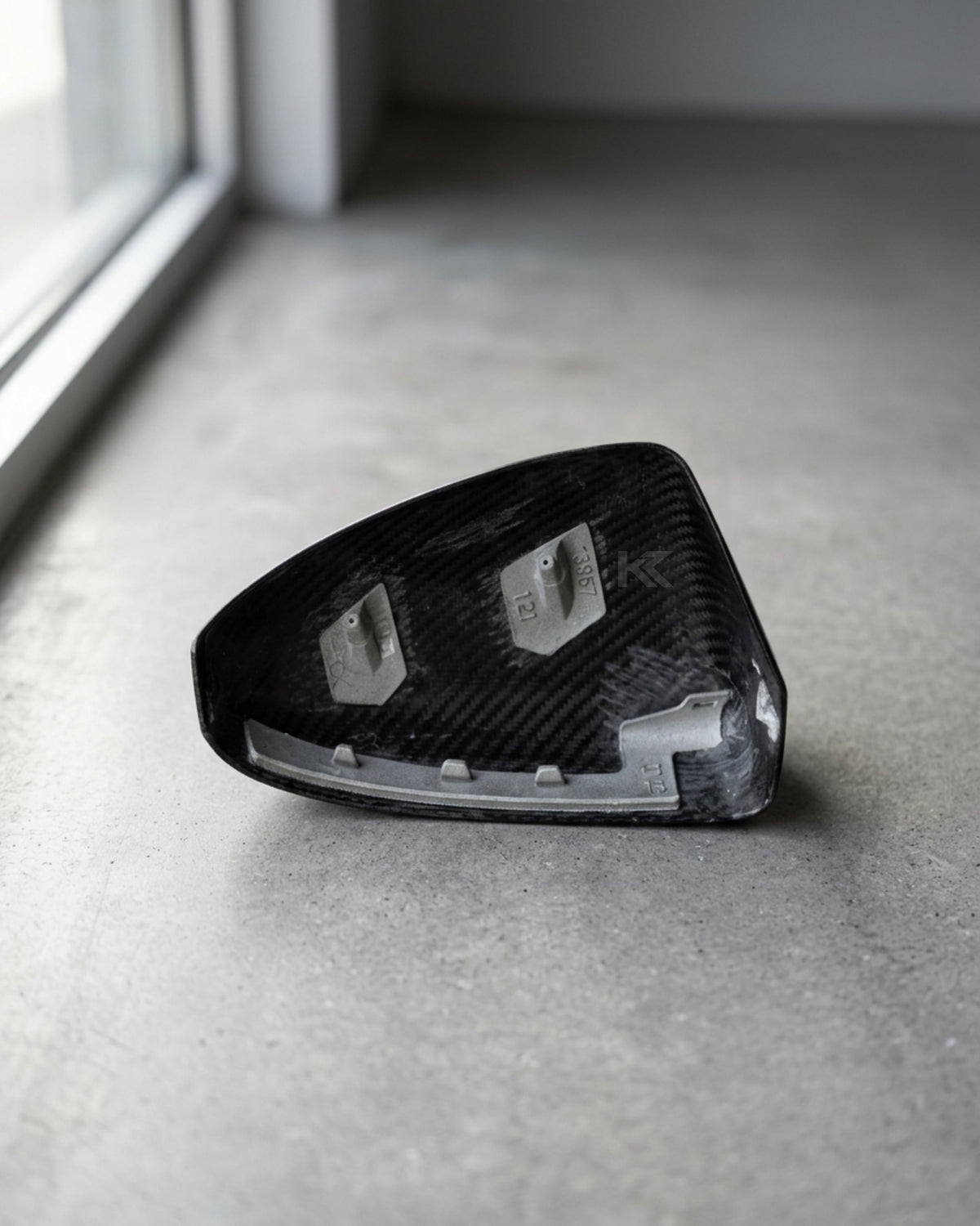 2019–2023 Audi R8 V10 Coupe Mirror Covers – Prepreg Dry Carbon Fiber