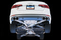 AWE Track Edition Exhaust for Audi B9 S4 - Non-Resonated - 4" Chrome Silver Tips