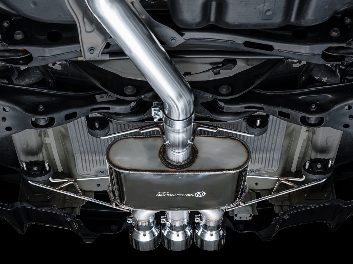 AWE Touring Edition Exhaust for DE5 Integra Type-S - Triple Chrome Silver Tips