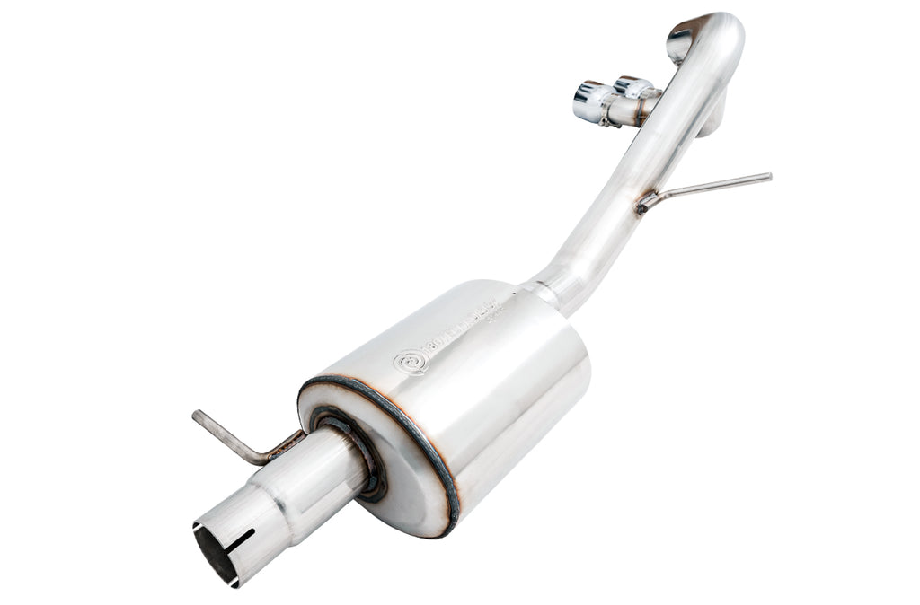 AWE 0FG Exhaust with BashGuard for Ford Ranger - Dual Chrome Silver Tips