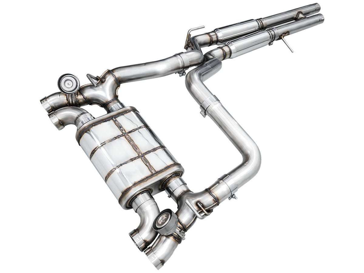 AWE SwitchPath Exhaust for Wrangler 392 - Quad BashGuards