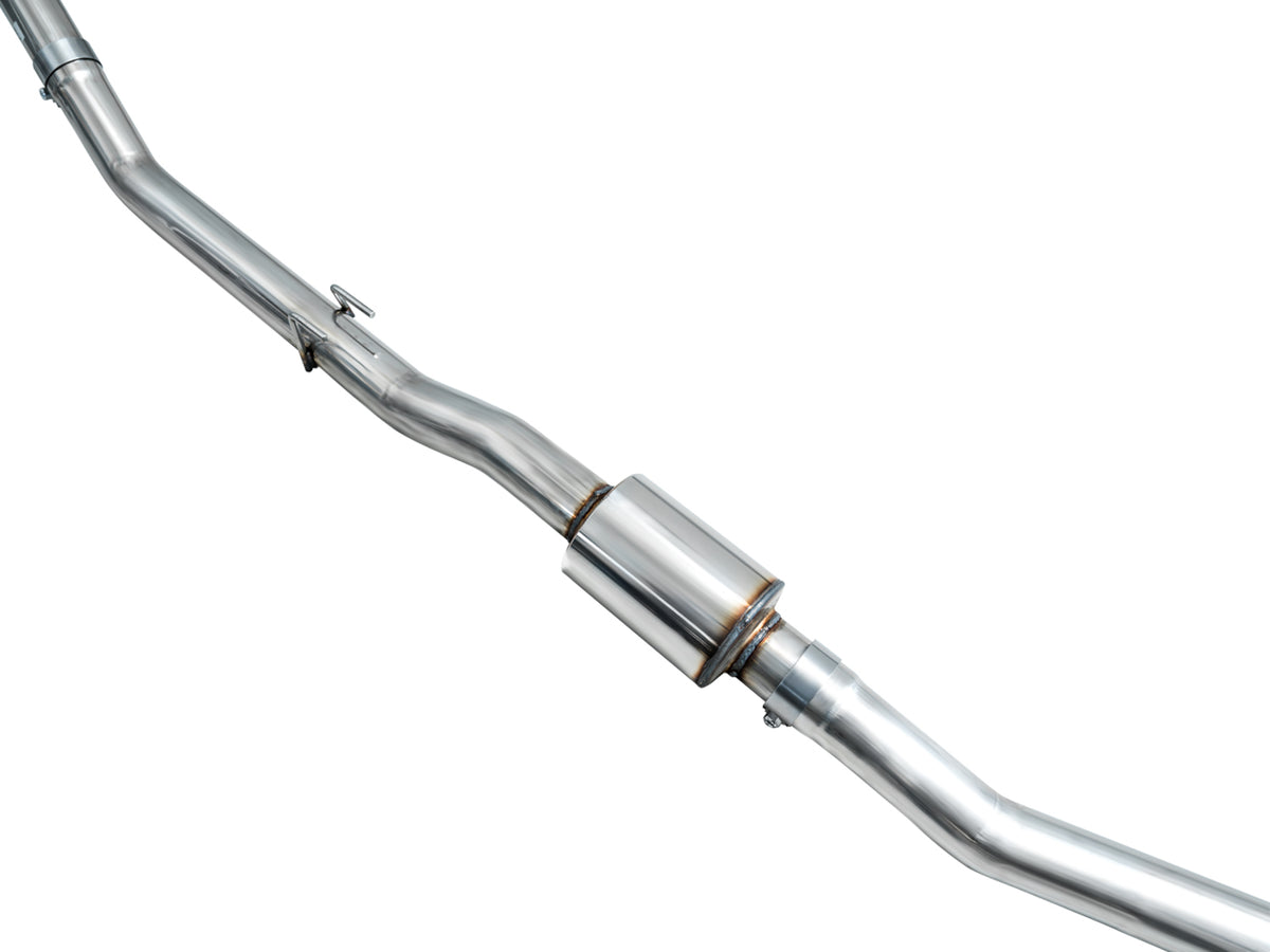 AWE Track Edition Exhaust for FL5 Civic Type R - Triple Chrome Silver Tips
