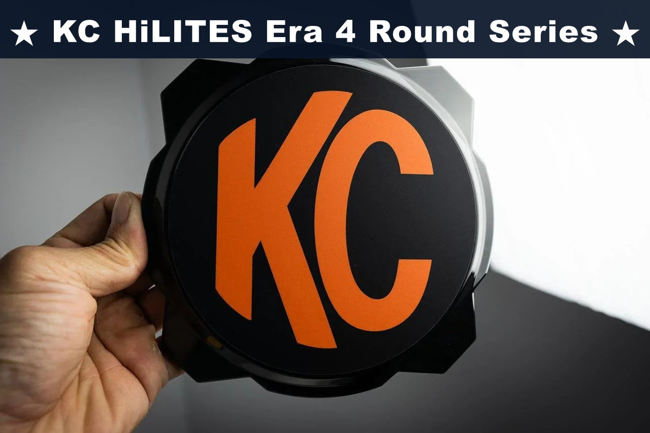 KC HiLITES Era 4 ROUND Series Light Cover Overlays - Universal