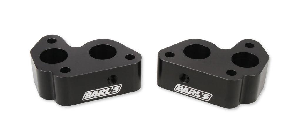 Fits GM LS Engines - Includes (2) -12 AN O-Ring ports on Each side of the block.  1/8" NPT port for use with Steam Tube Plumbing.  Billet Aluminum w/ Black Anodized Finish