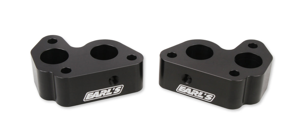 Fits GM LS Engines - Includes (2) -12 AN O-Ring ports on Each side of the block.  1/8" NPT port for use with Steam Tube Plumbing.  Billet Aluminum w/ Black Anodized Finish