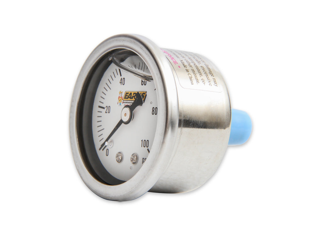 Oil-Filled - 0-100 PSI - 1/8" NPT Male Thread