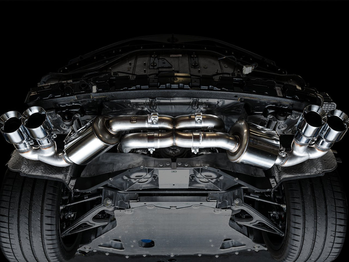 AWE Touring Edition Exhaust for C8 Corvette - 4.5" Chrome Silver Tips