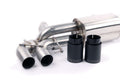 Stainless Steel - Black Tips - F90