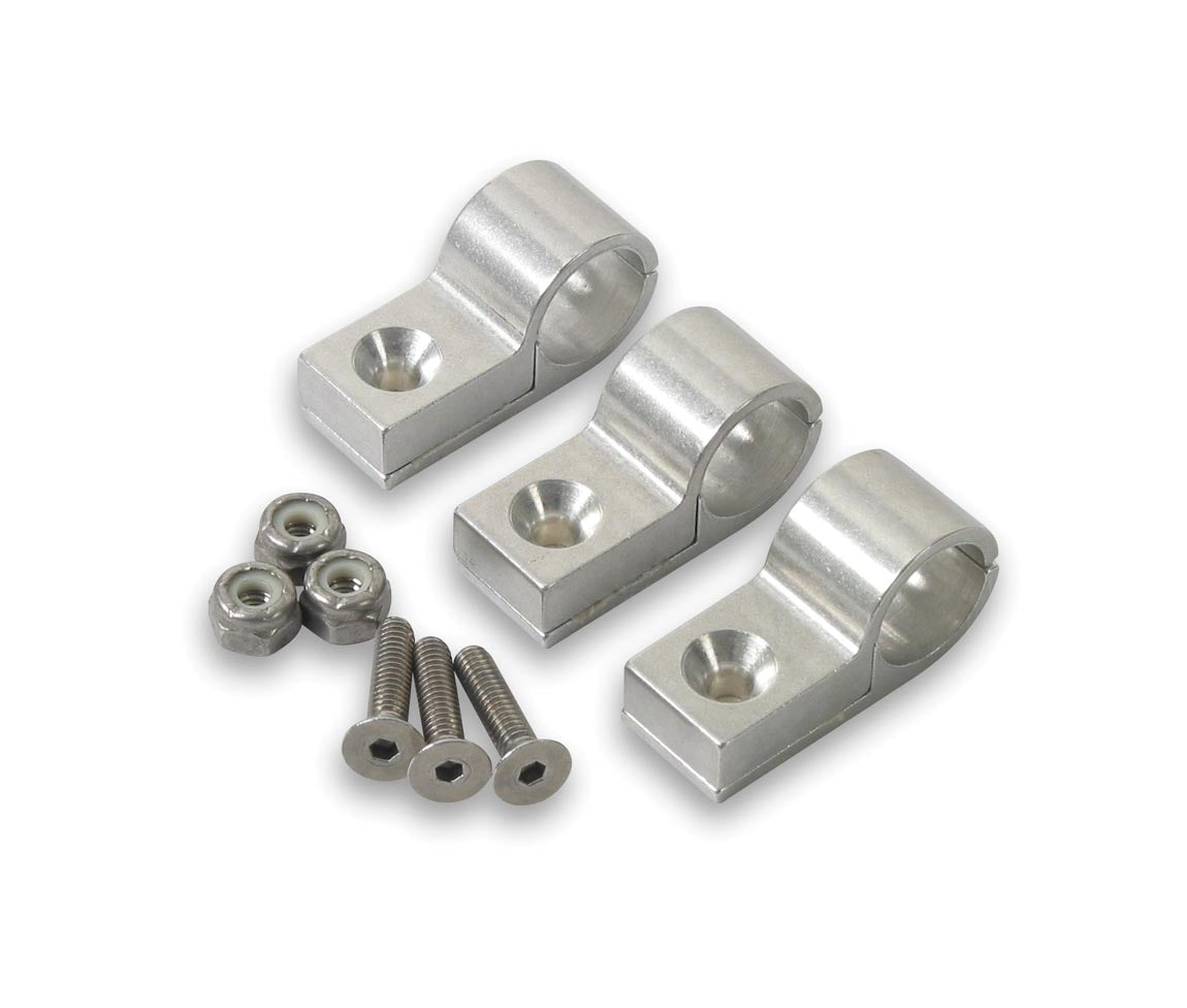 Line Clamp, 3/16", Package Of 6, Polished