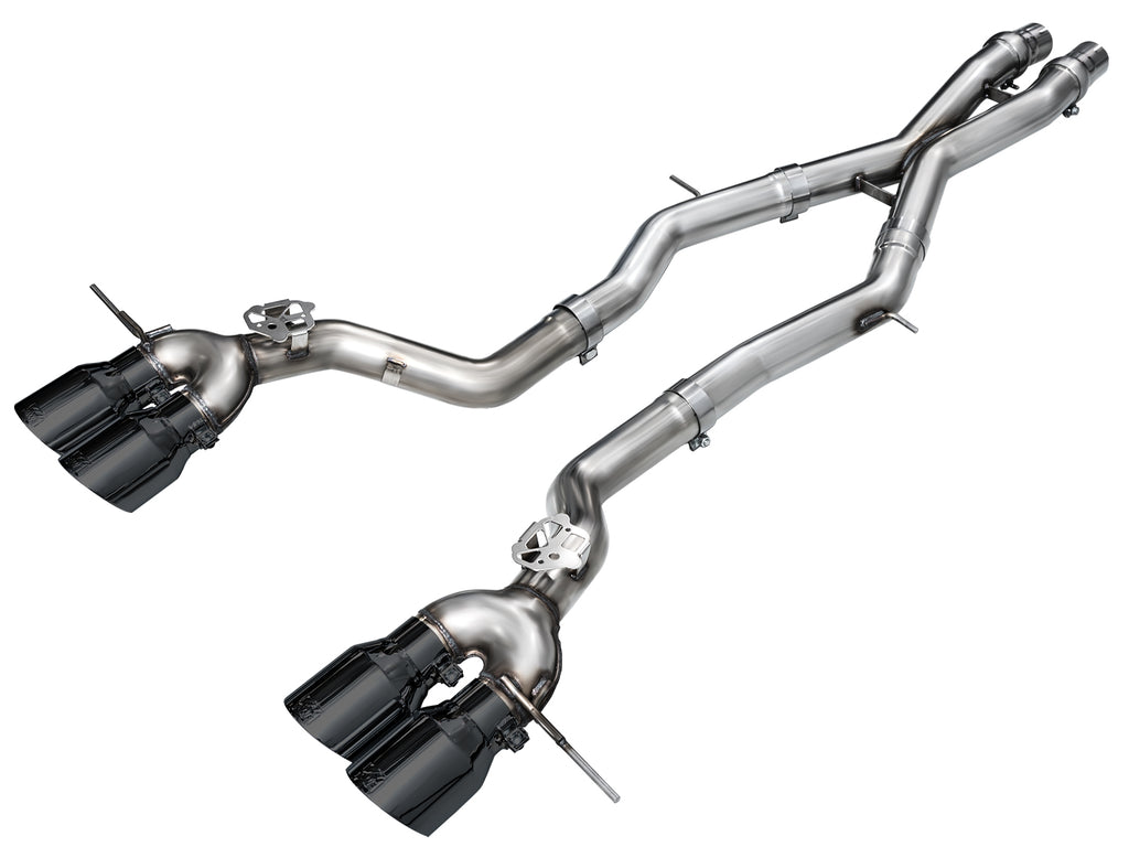 AWE Track Edition Exhaust for BMW G87 M2 - 4.5" Diamond Black Tips