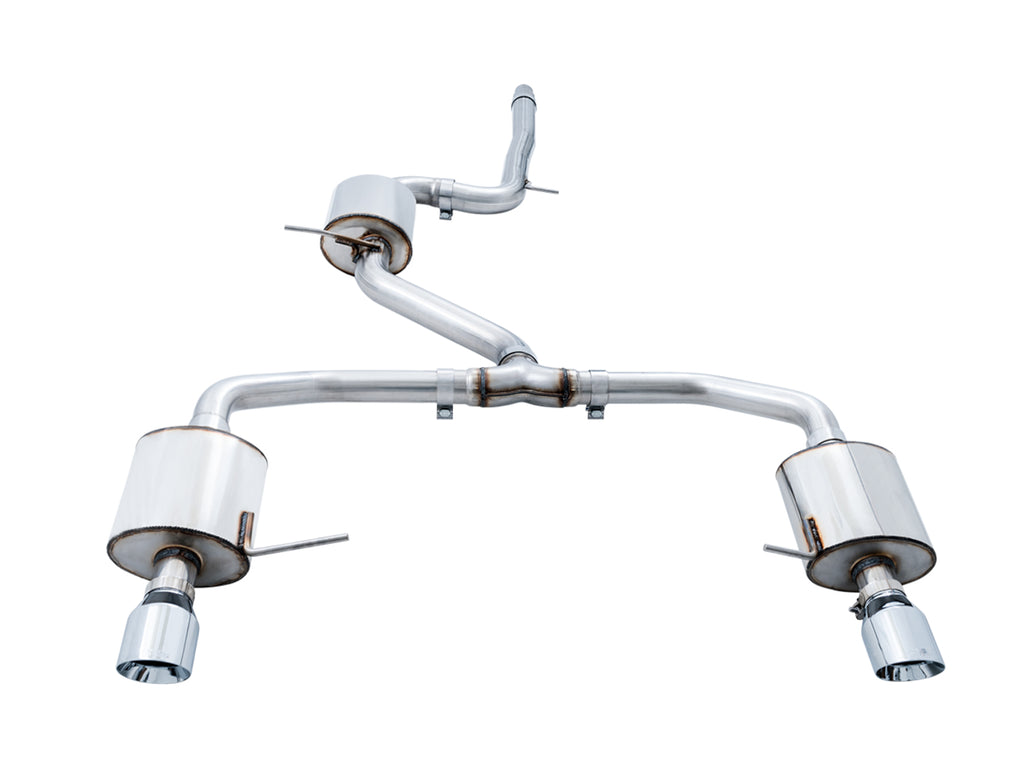 AWE Touring Edition Exhaust for MK7 Jetta GLI w/ High Flow Downpipe (not included) - Chrome Silver Tips