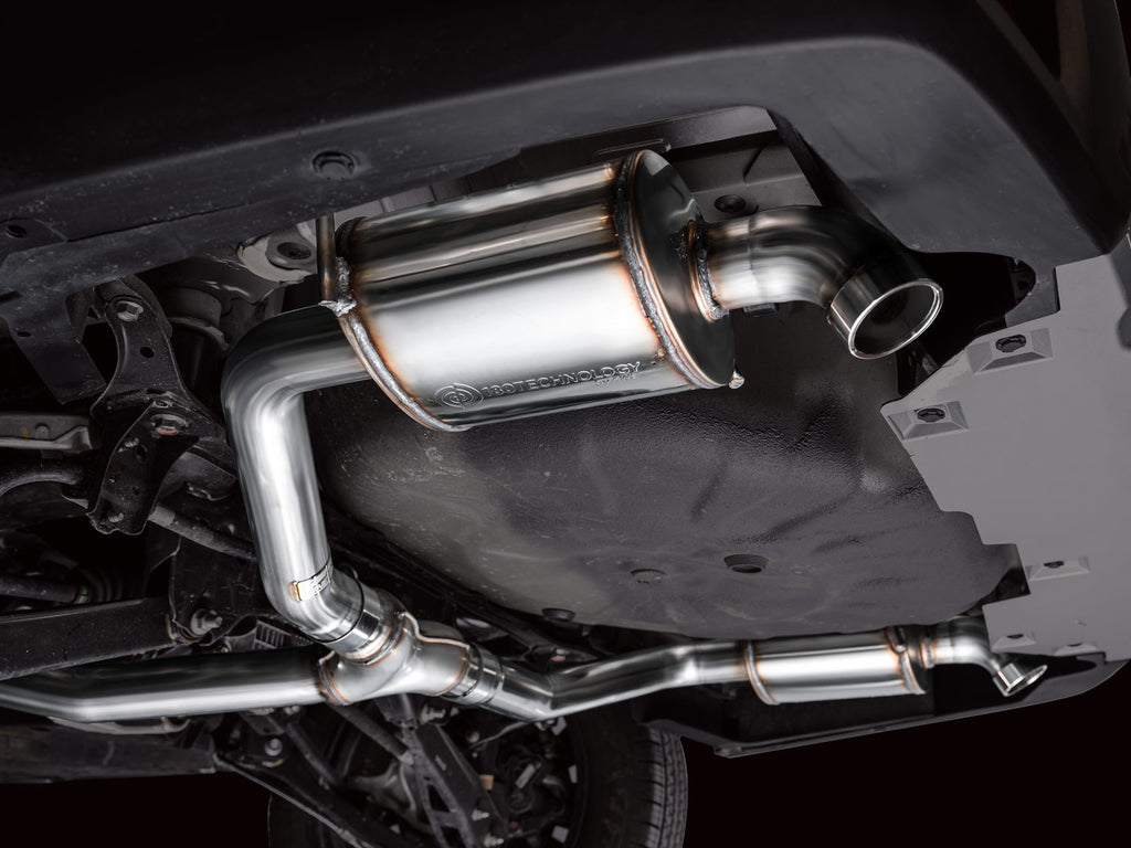 AWE 0FG Exhaust for Subaru Outback 2.4T - Dual BashGuards
