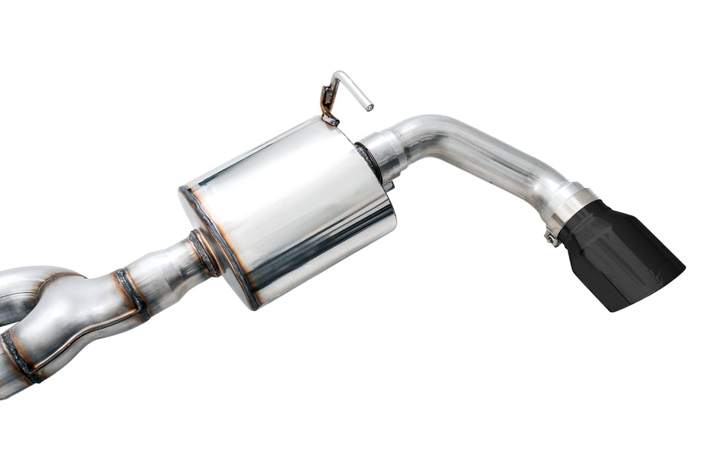 AWE Tread Edition Axleback Dual Exhaust for Jeep JL/JLU 3.6L/2.0T - Diamond Black Tips