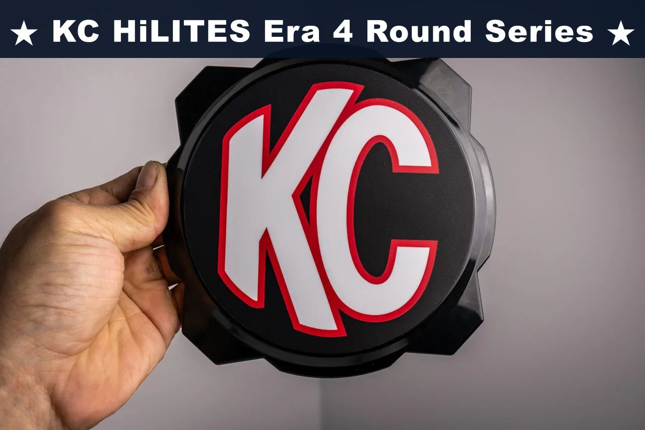 KC HiLITES Era 4 ROUND Series Light Cover Overlays - Universal