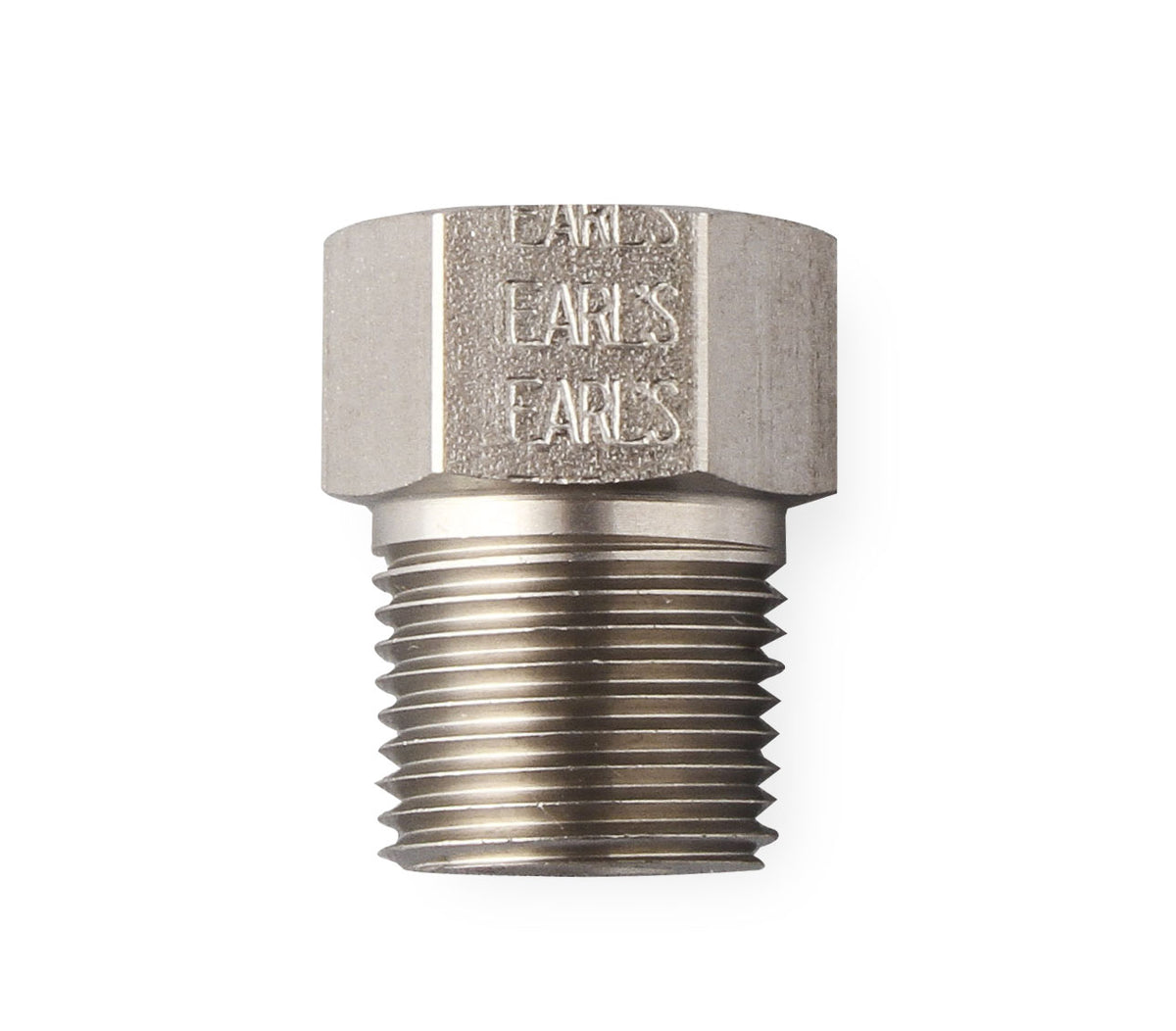 Hardline Adapter - Stainless Steel - 3/8" NPT Male to 5/8"-18 Inverted Flare Female