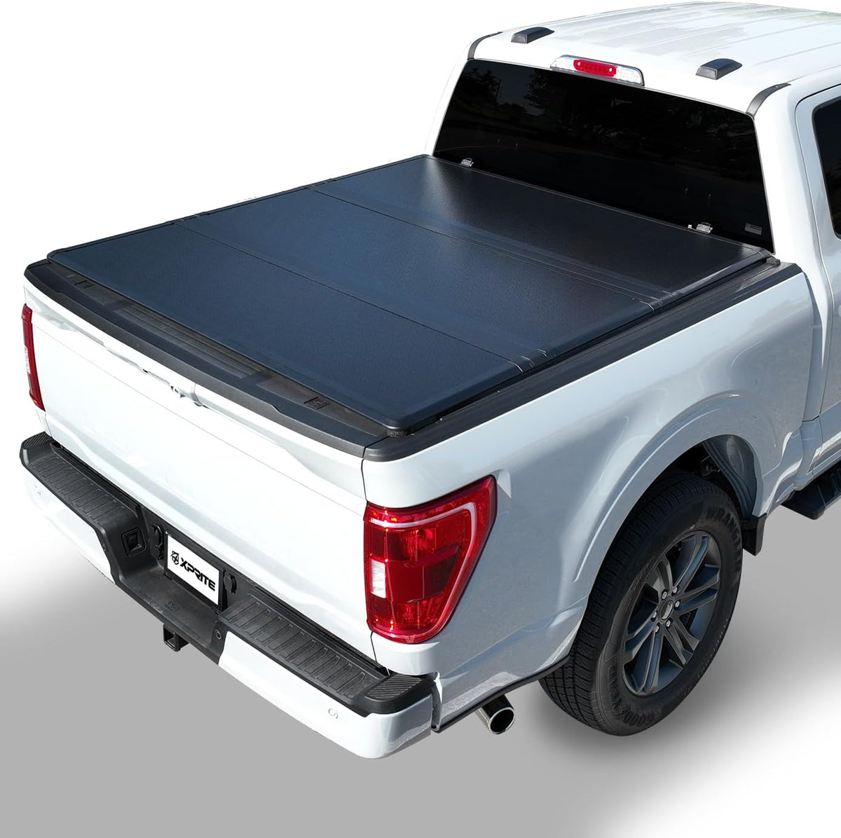 Xprite Hard Tri-Fold Truck Bed Tonneau Cover for 2015-2026 Ford F150
