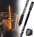Xprite GMRS Radio Antenna with 4FT Amber LED Whip Light