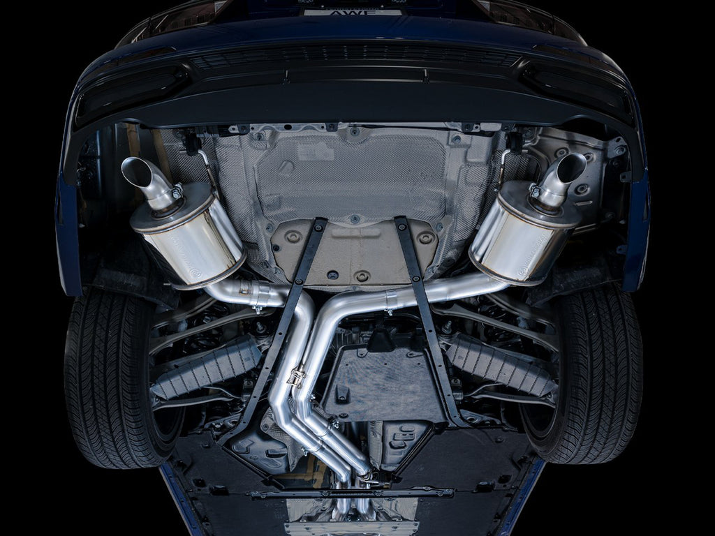 AWE Touring Edition Exhaust for Audi C8 A6/A7 - Turndowns