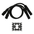 Custom Wire Set - 2004-2006 Sportster XL Models / 1999-2008 Touring All w/ carb or FI - 8MM - Black