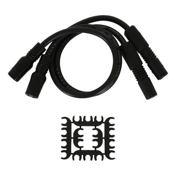 Custom Wire Set - 2004-2006 Sportster XL Models / 1999-2008 Touring All w/ carb or FI - 8MM - Black