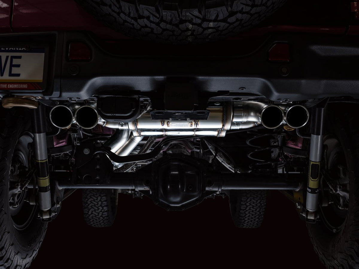 AWE SwitchPath Exhaust for Wrangler 392 - Quad BashGuards