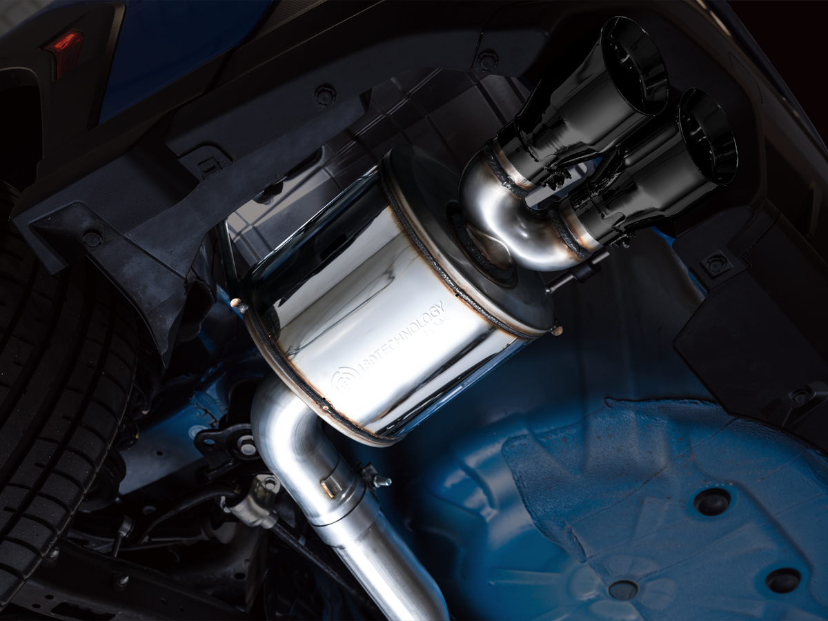 AWE Touring Edition Catback Exhaust for VB Subaru WRX - 4" Diamond Black Tips