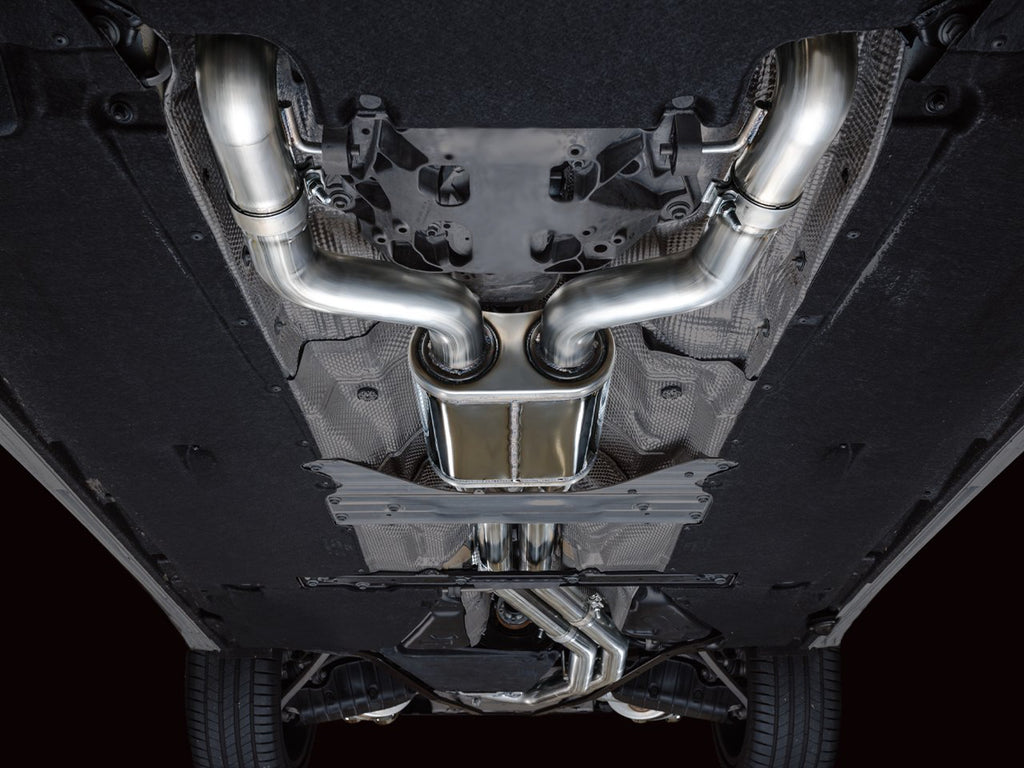 AWE Touring Edition Exhaust for Audi C8 S6/S7 - 4.5" Chrome Silver Tips