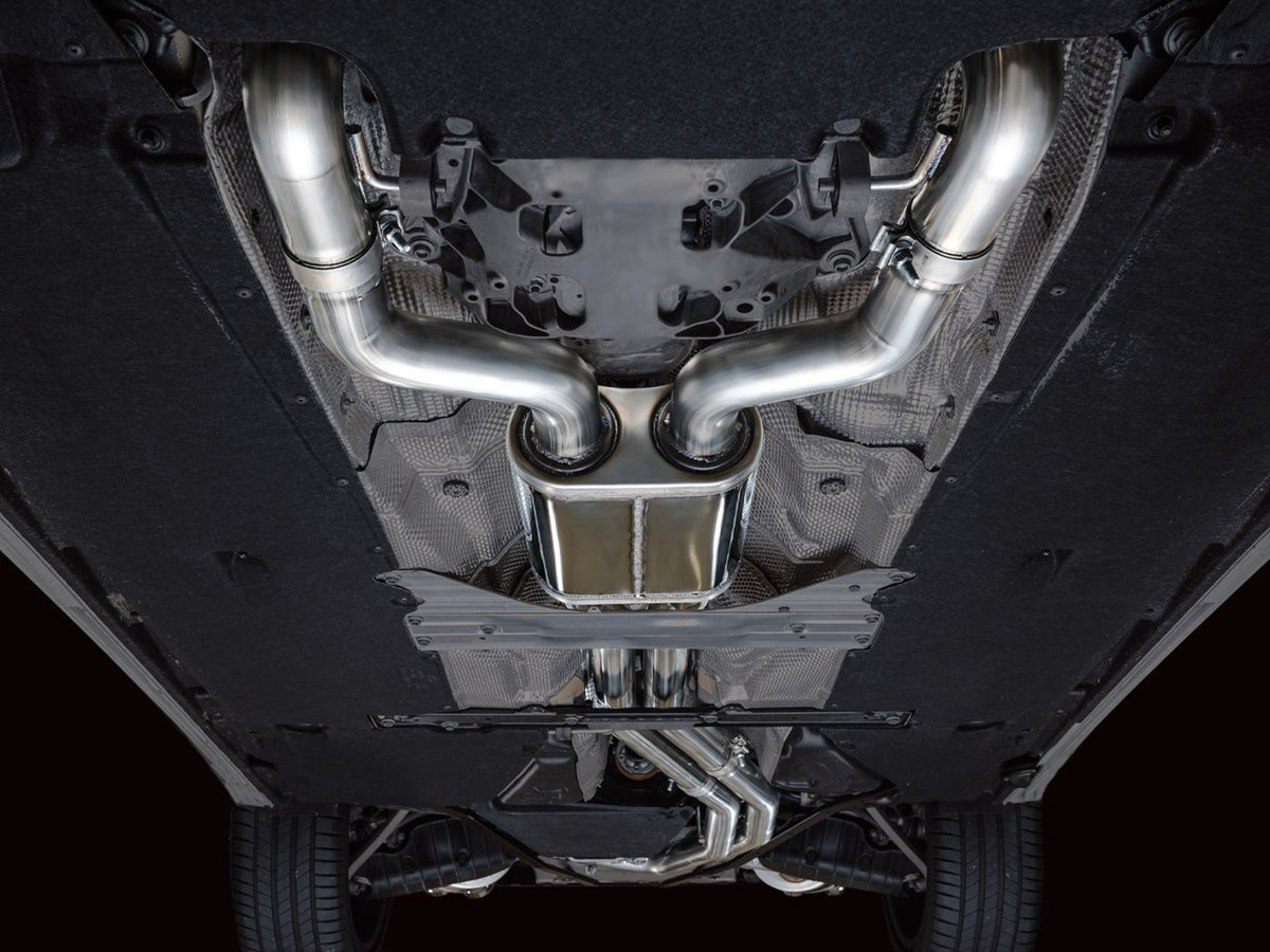 AWE Touring Edition Exhaust for Audi C8 S6/S7 - 4.5" Chrome Silver Tips
