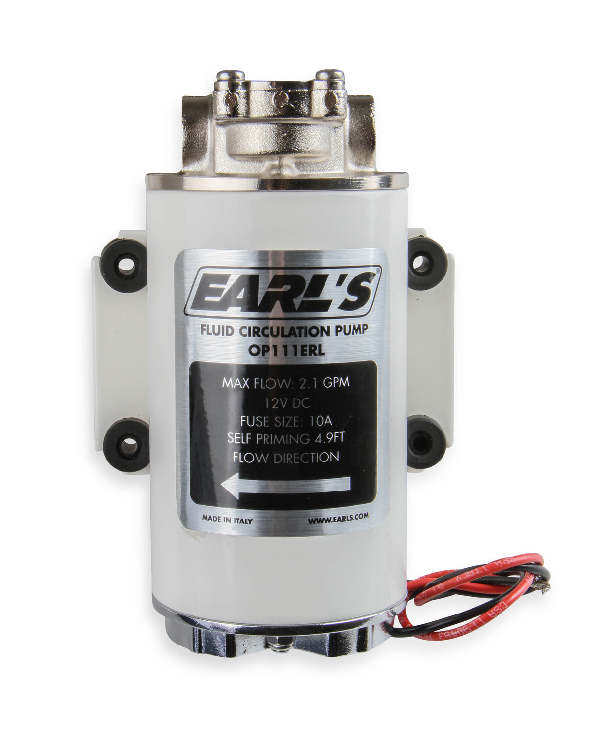 12-Volt DC Electric Oil Circulation Pump w/ 3/8" BSPP (British Standard Pipe Parallel) straight thread Female Ports