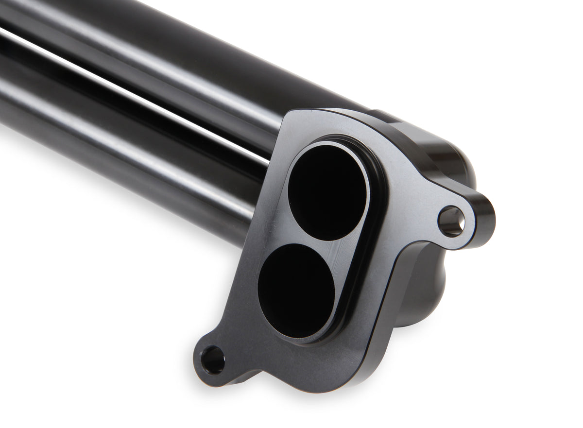 Fits 2015 & Up Gen III Hemi 6.2L Hellcat Engines.  1.875" Shorter than the factory Manifold for Extra Firewall Clearance. -10 Female O-Ring Port Inlet & Outlet.